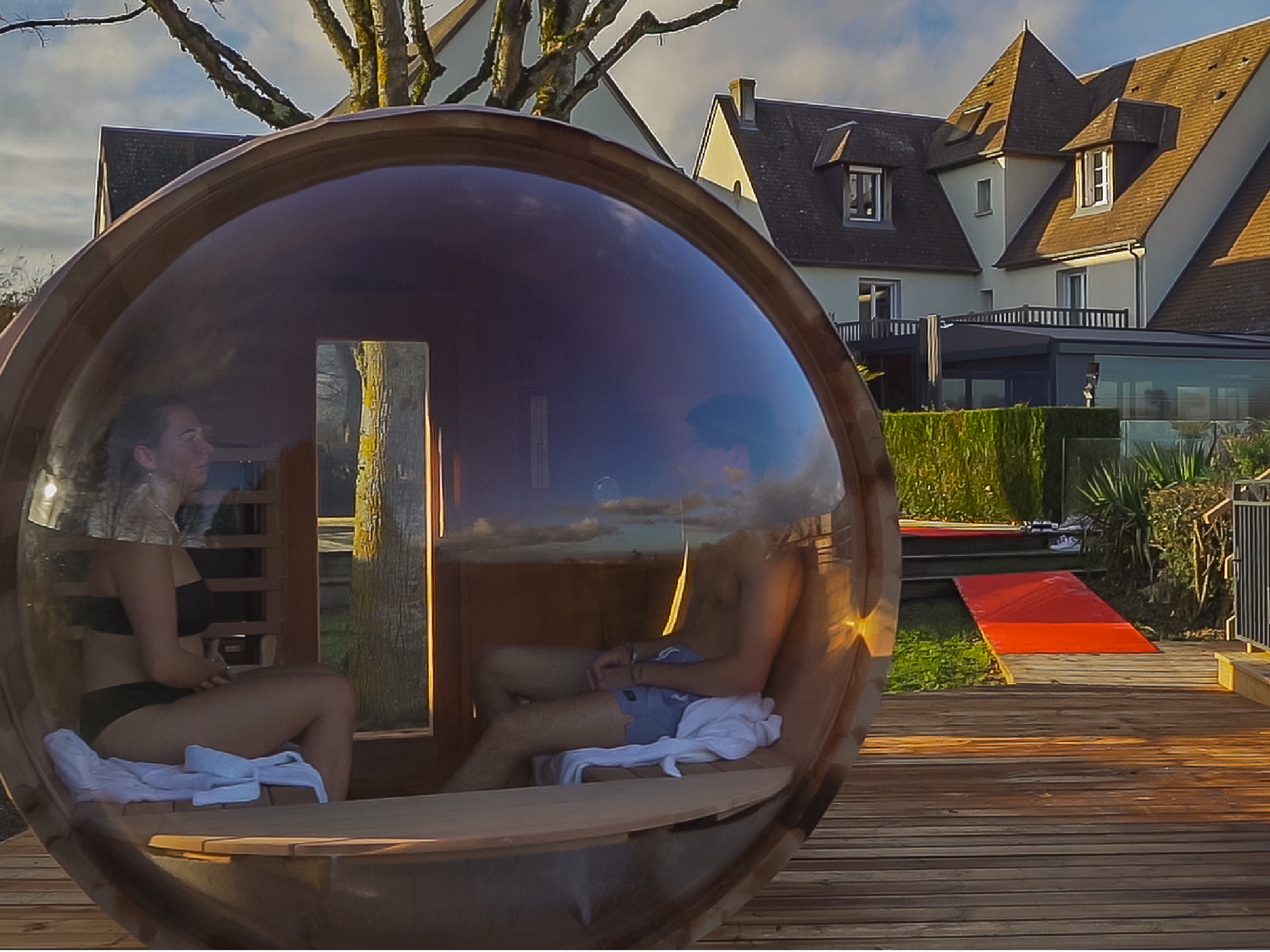 Sauna exterieur saumur